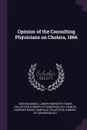 Opinion of the Consulting Physicians on Cholera, 1866 - Boston Boston, Joseph Meredith Toner Collection DLC, Samuel Gardner Drake Pamphlet Colle DLC