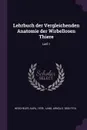 Lehrbuch der Vergleichenden Anatomie der Wirbellosen Thiere. Lief.1 - Karl Hescheler, Arnold Lang