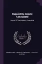 Rapport Du Comite Consultatif. Report Of The Advisory Committee - International Financial Conference
