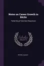 Notes on Career Growth in NASA. Patterning of Interview Responses - David R Peters