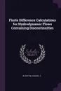 Finite Difference Calculations for Hydrodynamic Flows Containing Discontinuities - Samuel Z Burstein