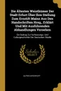 Die Altesten Weisthumer Der Stadt Erfurt Uber Ihre Stellung Zum Erzstift Mainz Aus Den Handschriften Hrsg., Erklart Und Mit Ausfuhrenden Abhandlungen Versehen. Ein Beitrag Zur Verfassungs- Und Culturgeschichte Der Deutschen Stadte - Alfred Kirchhoff