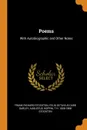 Poems. With Autobiographic and Other Notes - Frank Richard Stockton, Felix Octavius Carr Darley, Augustus Hoppin