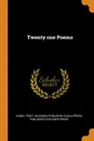 Twenty one Poems - Lionel Pigot Johnson, publisher Cuala Press, publisher Dun Emer Press