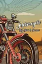 Motorcycle Log Book . Journal. 120-page Blank, Lined Writing Journal for Motorcyclists (5.25 x 8 Inches / Red) - Journal Jungle Publishing