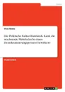 Die Politische Kultur Russlands. Kann die wachsende Mittelschicht einen Demokratisierungsprozess bewirken. - Vera Henne