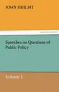 Speeches on Questions of Public Policy - John Bright