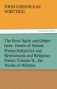 The Frost Spirit and Others from Poems of Nature, Poems Subjective and Reminiscent and Religious Poems Volume II., the Works of Whittier - John Greenleaf Whittier