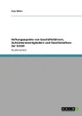 Haftungsaspekte von Geschaftsfuhrern, Aufsichtsratsmitgliedern und Gesellschaftern der GmbH - Anja Böhm