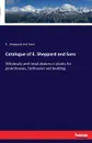 Catalogue of E. Sheppard and Sons - E. Sheppard and Sons