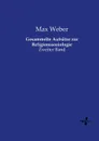 Gesammelte Aufsatze zur Religionssoziologie - Max Weber