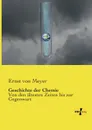 Geschichte Der Chemie - Ernst Von Meyer