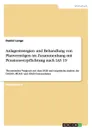 Anlagestrategien und Behandlung von Planvermogen im Zusammenhang mit Pensionsverpflichtung nach IAS 19 - Daniel Lange