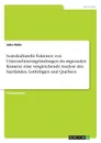 Soziokulturelle Faktoren von Unternehmensgrundungen im regionalen Kontext. eine vergleichende Analyse des Saarlandes, Lothringen und Quebecs - Julia Halm