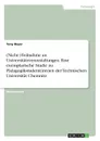 (Nicht-)Teilnahme an Universitatsveranstaltungen. Eine exemplarische Studie zu Padagogikstudent(inn)en der Technischen Universitat Chemnitz - Tony Beyer