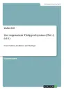 Der sogenannte Philipperhymnus (Phil 2, 6-11) - Stefan Prill