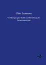 Verflussigung Der Kohle Und Herstellung Der Sonnentemperatur - Otto Lummer