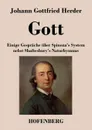 Gott. Einige Gesprache uber Spinoza.s System nebst Shaftesbury.s Naturhymnus - Johann Gottfried Herder