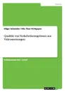 Qualitat von Verkehrskenngrossen aus Videomessungen - Hilger Schneider, Nhu Thao Võ-Nguyen