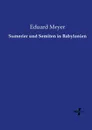 Sumerier und Semiten in Babylonien - Eduard Meyer