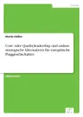 Cost- oder Qualityleadership und andere strategische Alternativen fur europaische Fluggesellschaften - Martin Kößler