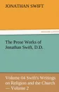 The Prose Works of Jonathan Swift, D.D. - Jonathan Swift
