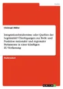 Integrationshindernisse oder Quellen der Legitimitat. Uberlegungen zur Rolle und Funktion nationaler und regionaler Parlamente in einer kunftigen EU-Verfassung - Christoph Müller