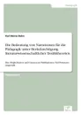 Die Bedeutung von Narrationen fur die Padagogik unter Berucksichtigung literaturwissenschaftlicher Erzahltheorien - Karl-Heinz Dehn