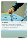 Ausbau der Kindertagesbetreuung kontra Bindungsforschung. Wo bleiben die Kinder in dieser Debatte. - Eva Nitschke