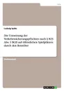 Die Umsetzung der Verkehrssicherungspflichten nach . 823 Abs. 1 BGB auf offentlichen Spielplatzen durch den Betreiber - Ludwig Späte