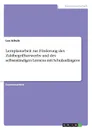 Lernplanarbeit zur Forderung des Zahlbegriffserwerbs und des selbststandigen Lernens mit Schulanfangern - Lea Schulz