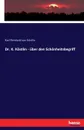 Dr. K. Kostlin - uber den Schonheitsbegriff - Karl Reinhold von Köstlin