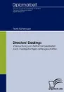 Directors. Dealings - Untersuchung von Performanceeffekten nach meldepflichtigen Aktiengeschaften - Frank Rüttenauer