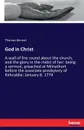 God in Christ - Thomas Bennet