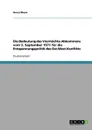 Die Bedeutung des Viermachte-Abkommens vom 3. September 1971 fur die Entspannungspolitik des Ost-West-Konflikts - Henry Mayer