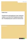 Projektentwicklungsfonds. Eine kritische Analyse aus Sicht der Projektentwickler, der Fondsinitiatoren und der Investoren - Frederic Gros