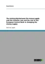 The relationship between the money supply and the inflation rate and the role of the European Central Bank in changing the money supply - David Hörnle