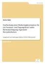 Erarbeitung einer Marketingkonzeption fur ein Seminar- und Tagungshotel unter Berucksichtigung regionaler Besonderheiten - Katrin Rada