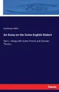 An Essay on the Scoto-English Dialect - Zacharias Collin