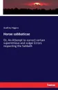 Horae sabbaticae - Godfrey Higgins