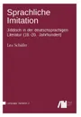 Sprachliche Imitation - Lea Schäfer