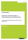 Sprachtod. Untersuchungen zu Sprachselbstmord und Sprachmord. - Lisa Pfurtscheller