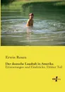 Der Deutsche Lausbub in Amerika - Erwin Rosen