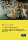 Anonymus londinensis - Hermann Diels