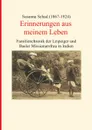 Erinnerungen aus meinem Leben - Susanna Schad