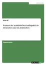 Formen der syntaktischen Ambiguitat im Deutschen und im Arabischen - Alaa Abdelaziz Ali