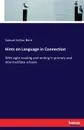 Hints on Language in Connection - Samuel Arthur Bent