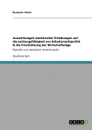 Auswirkungen statistischer Erhebungen auf die Leistungsfahigkeit von Arbeitsmarktpolitik . die Einschatzung der Wirtschaftslage - Benjamin Scholz