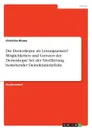 Die Demoskopie als Losungsansatz. Moglichkeiten und Grenzen der Demoskopie bei der Nivellierung bestehender Demokratiedefizite - Christian Blume