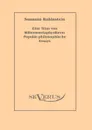 Eine Trias von Willensmetaphysikern. Popular-philosophische Essays - Susanna Rubinstein